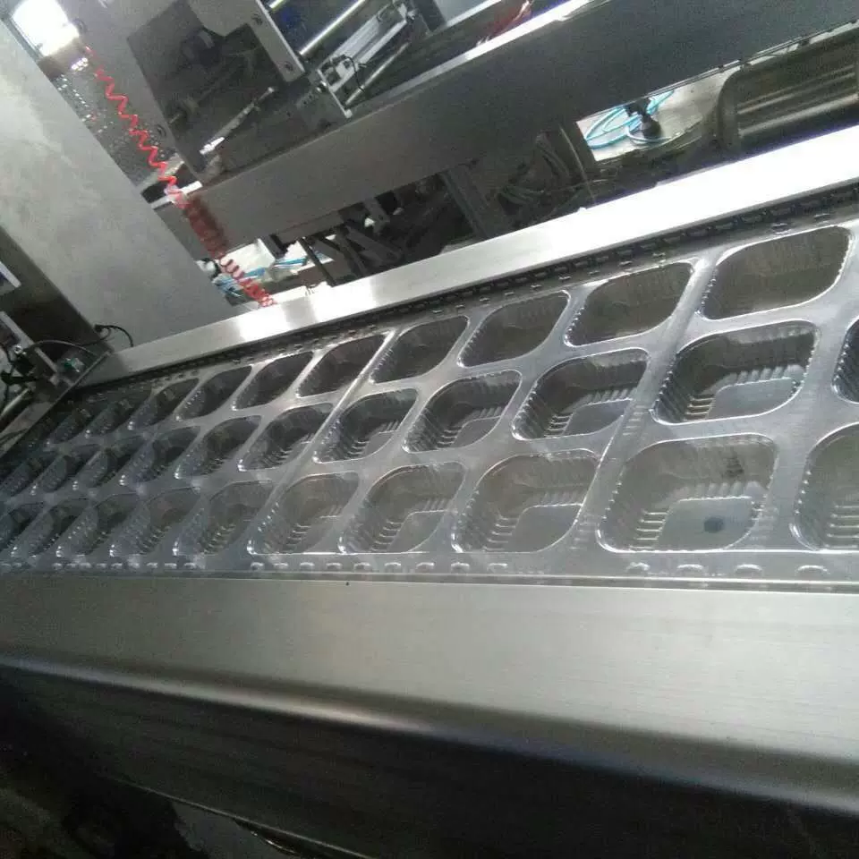 自动拉伸硬盒真空气调包装机-海产品肉制品生鲜熟食气调包装-贝尔