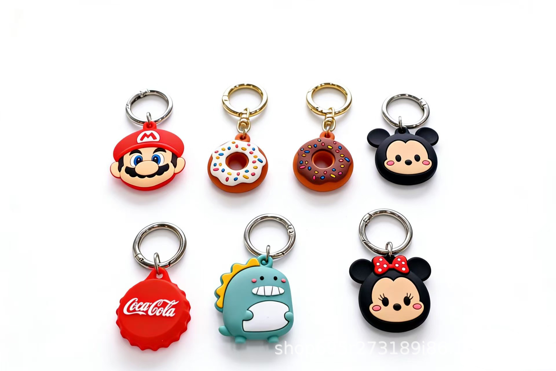 Silicone cartoon keychain