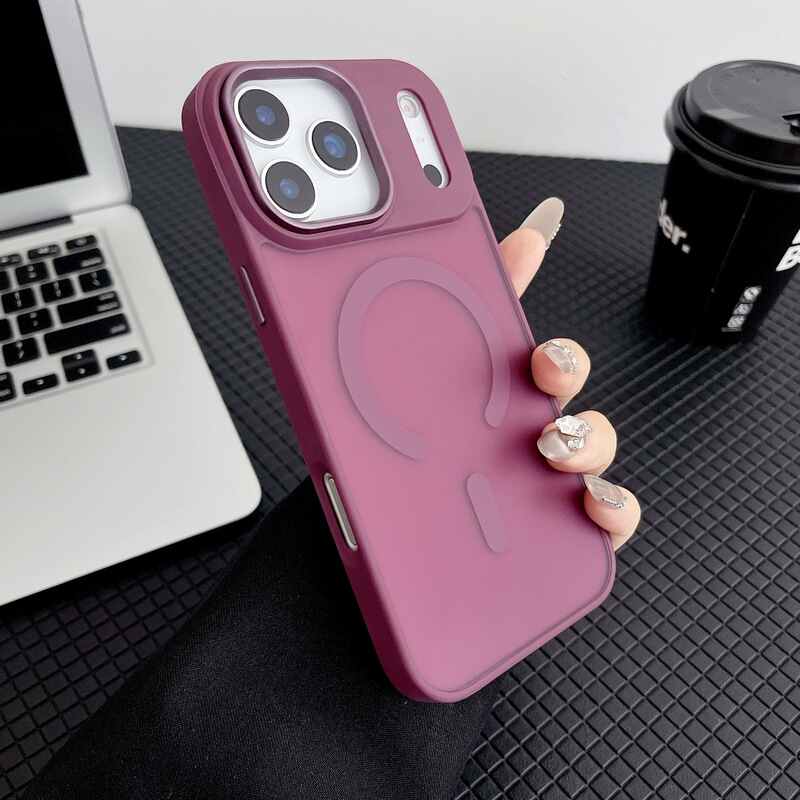 大孔金盾磁吸手机壳适用于苹果iphone17promax磨砂防摔15/11/12|undefined