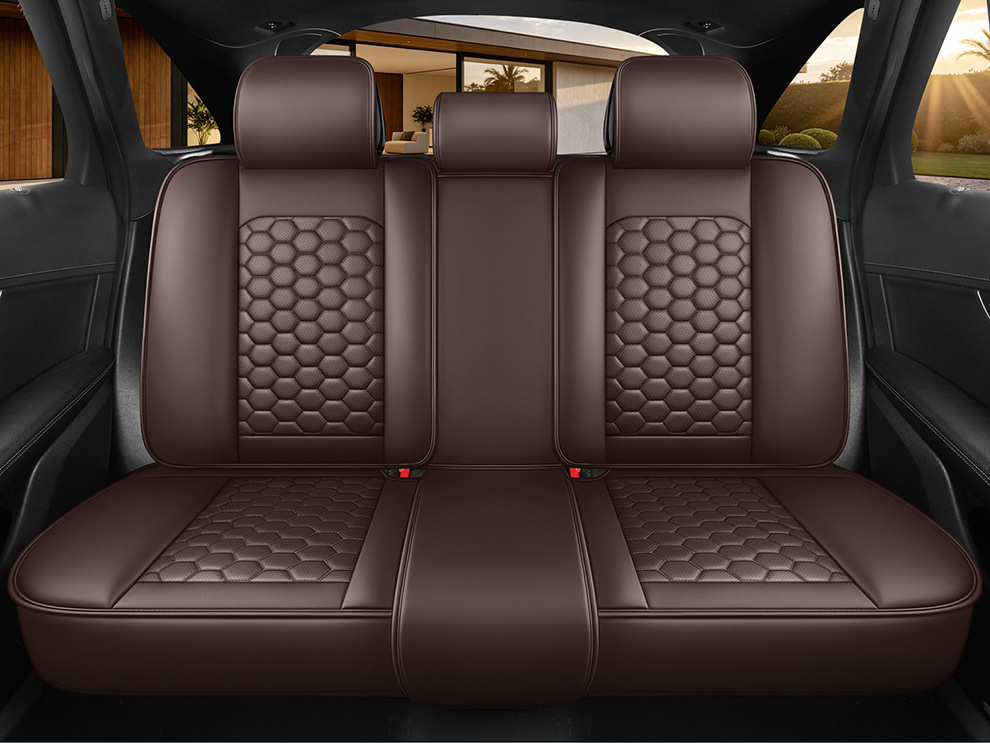 2026 New Model Car Seat Covers Wholesale, Universal for All Seasons, Five-Seater, Durable Leather, Breathable, Non-Slip, Amazon New Product Seat Cushions