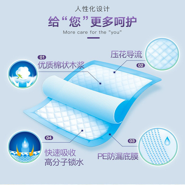 Transparent disposable sheet for young mother