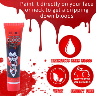 Cross-Border Hot Selling 28g Realistic Fake Plasma Film and Television Cos Artificial Artificial Fake Blood Prop Decoration