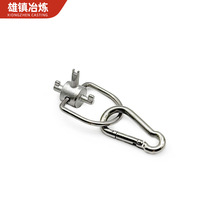 不锈钢钥匙精密铸造 水玻璃覆膜砂浇铸件 脱蜡精密铸造铸钢件