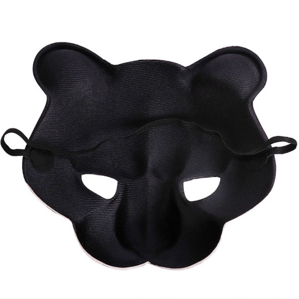 Halloween Gran Máscara de Tigre Animal media máscara de la cara del tigre blanco máscara de leopardo de nieve máscara de los niños adultos simulación tridimensional