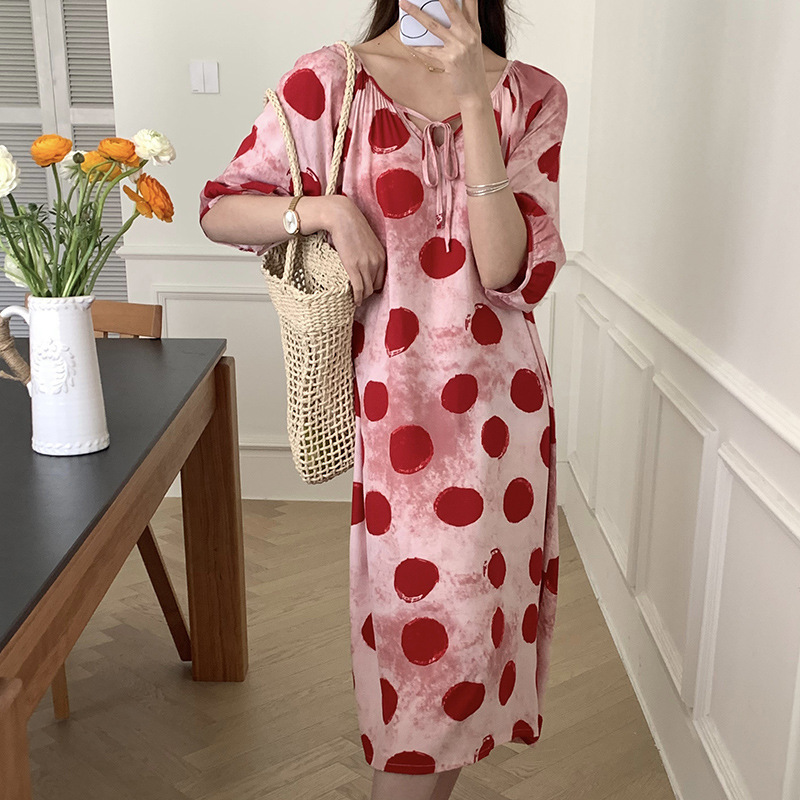 厂家直销棉绸睡裙女夏季薄款绵绸睡衣清冷蝴蝶吊带国风新中式可外|undefined