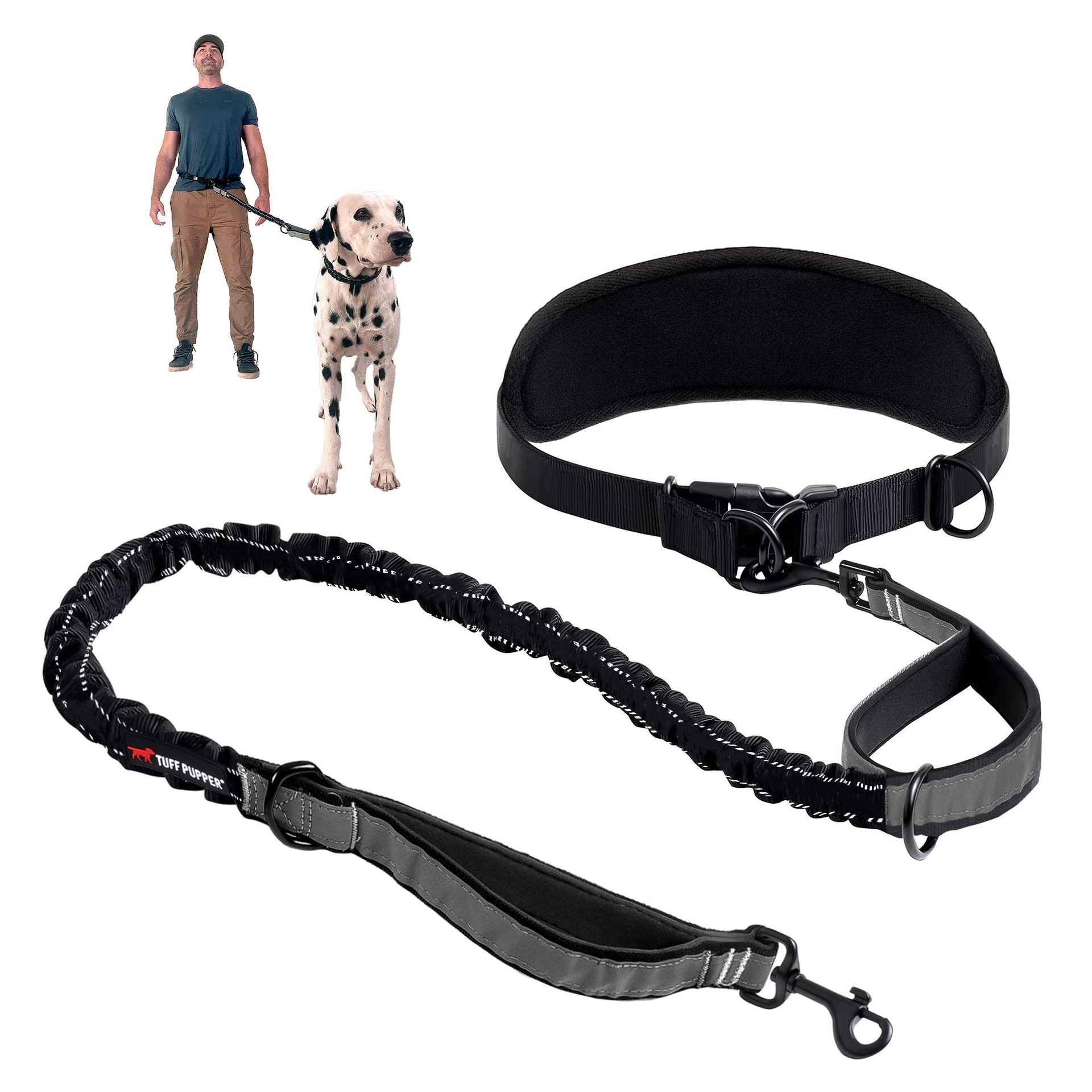 Laufen Zweiteiliges Set Hüfttasche Leine Anti-Schock Walking Haustierbedarf Hundekette Beschriftbar_voghion.com
