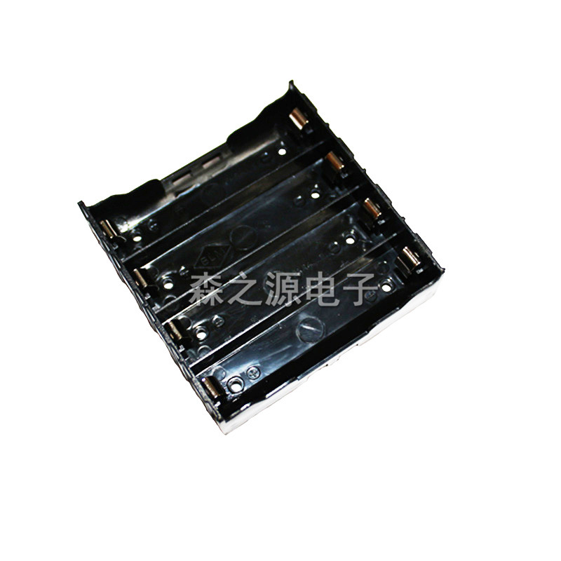 18650四节4节PCB插针电池盒 12V灯串电池盒 四节串联电池盒18650