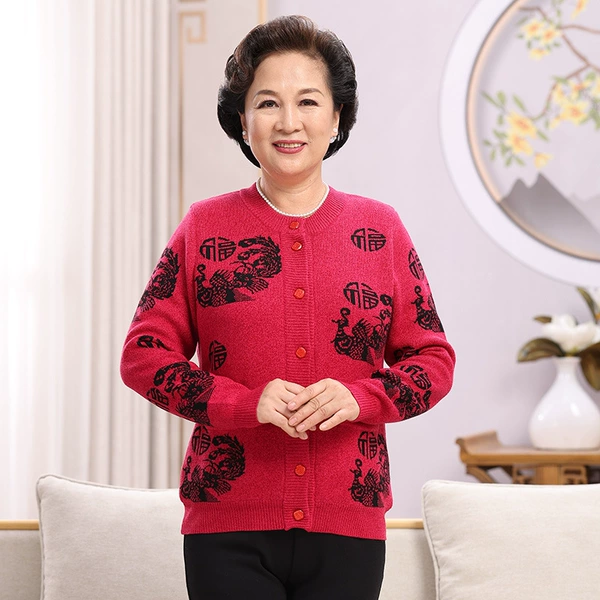 AB color rose red mother style