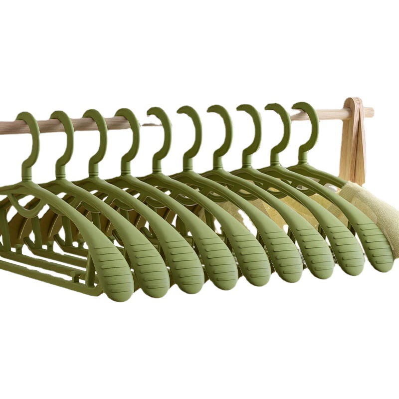 Большая нескользящая вешалка для одежды для домашнего использования с простыми крючками для сушки одежды.