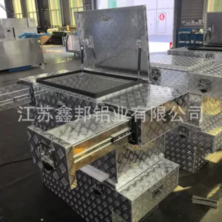 【鑫邦定制】5052 铝合金花板工具箱防水防锈工业车载设备金属箱