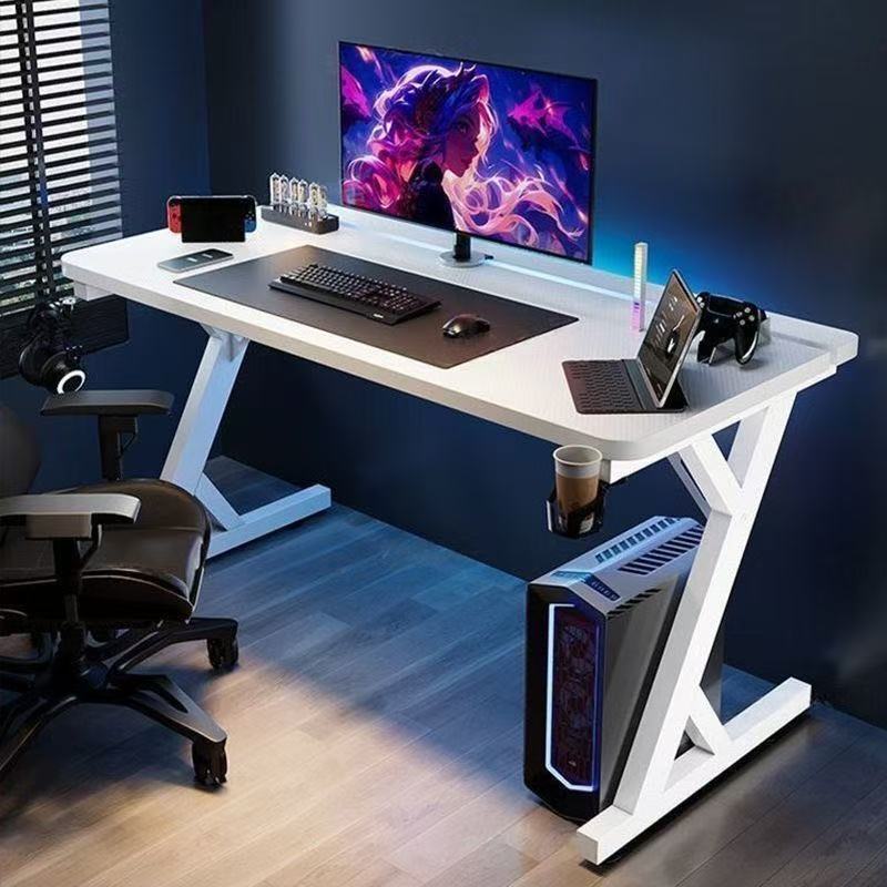 Modern Minimalist Computer Desk, Solid Wood Home Office Desk, Carbon Fiber Gaming Table, Desktop Table That Can Hold the Main Unit, Gaming Desk Modern Minimalist Computer Desk, Solid Wood Home Office Desk, Carbon Fiber Gaming Table, Desktop Table That Can Hold the Main Unit, Gaming Desk