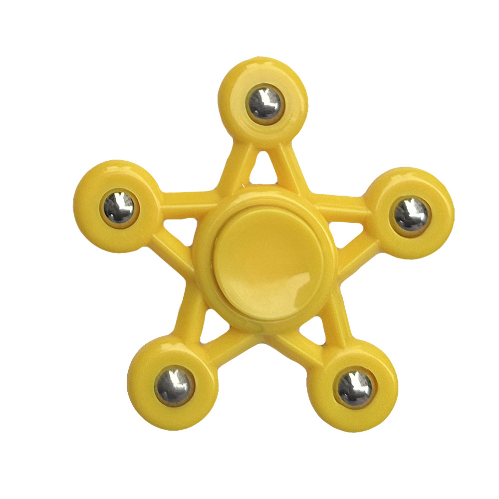 [Classic color five-bead style] Yellow five-pointed star
