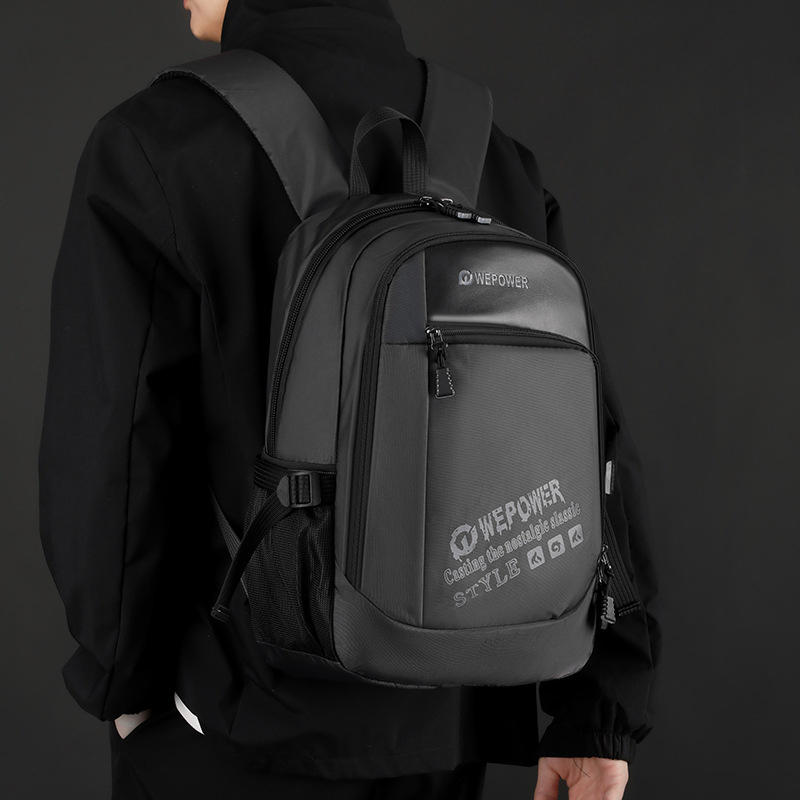 WEPOWER nueva mochila de hombre de gran capacidad, mochila casual al aire libre para estudiantes de secundaria, mochila universitaria image 3