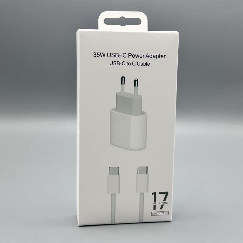 新品爆款适用苹果15 16 17欧规PD20W充电器套装充电线双C口数据线|undefined