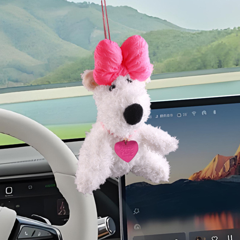 West Highlands accesorios para automóviles accesorios para automóviles espejos retrovisores creativos muñecas muñecas perros accesorios para automóviles