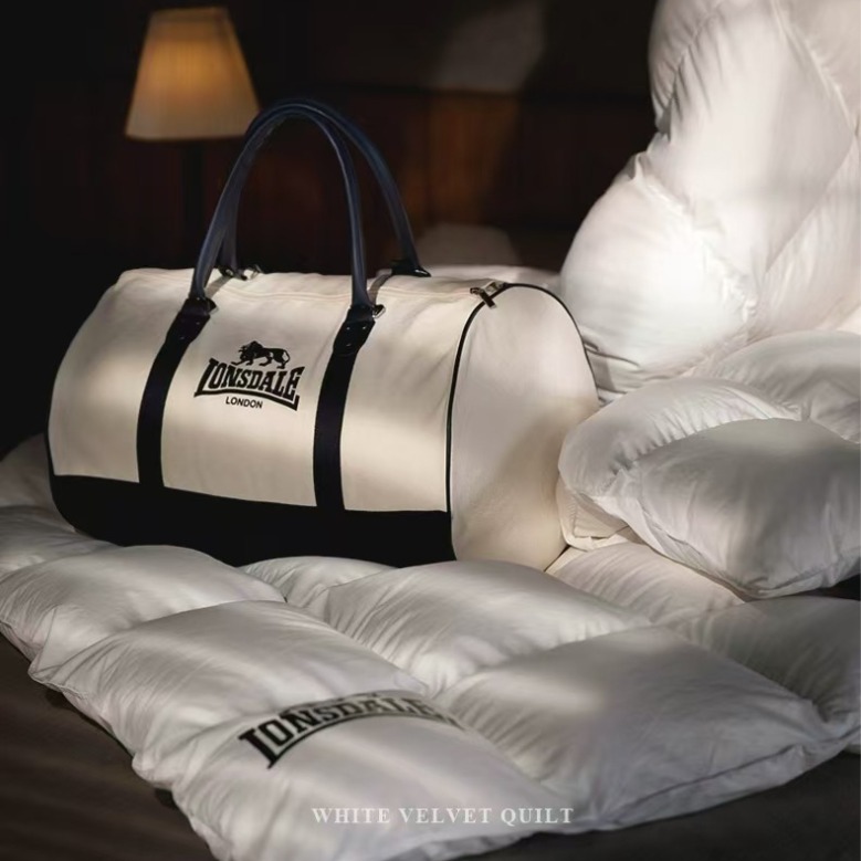 子母被160支全棉贡缎春秋白鹅绒冬被四季用羽绒被防钻绒90绒