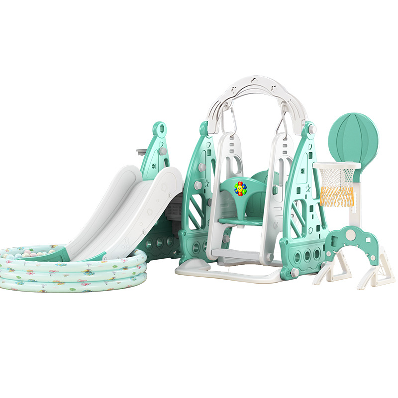 Deslizante para niños alto para niños indoor pequeño patio de recreo al aire libre función de combinación de swing deslizante para bebés