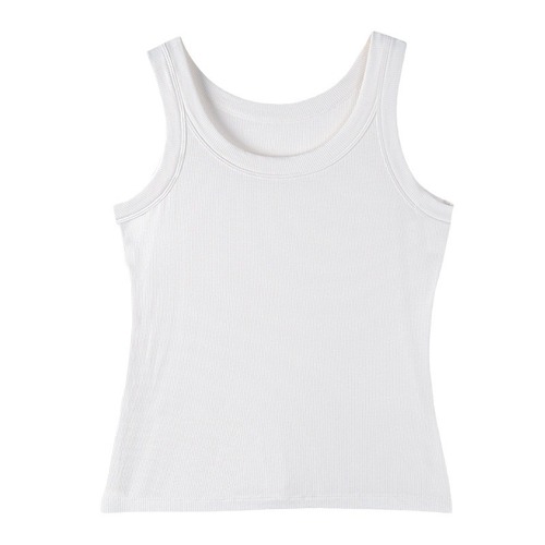 American New Style Ribbed Wide Shoulder Blouse for Women Summer Versatile Top Base Shirt Manufacturer Direct Sale