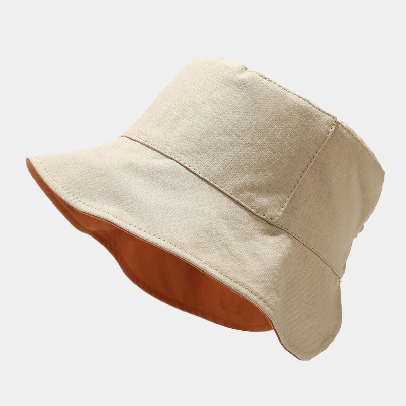 Sombrero pescador mujer primavera/verano estilo japonés simple sombrero para el sol de doble cara estilo coreano ins Cola de Caballo sombrero para el sol moda image 8