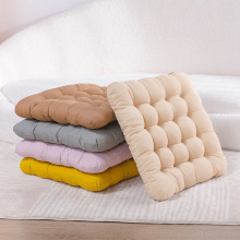 坐墊加厚純色磨毛椅墊辦公室電腦椅子墊冬天學生屁墊