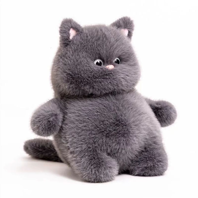 新しいぬいぐるみのぬいぐるみの白い猫の人形のニャンの子のかわいい柔らかい萌えの猫は枕を抱いて誕生日のプレゼントを送ります。|undefined
