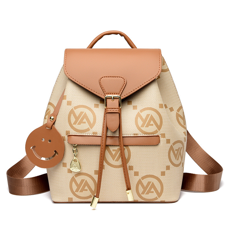 Mochila para mujer, mochila para presbicia retro de nicho de alta gama para mujer, moda transfronteriza, bolso escolar informal coreano de gran capacidad para mujer