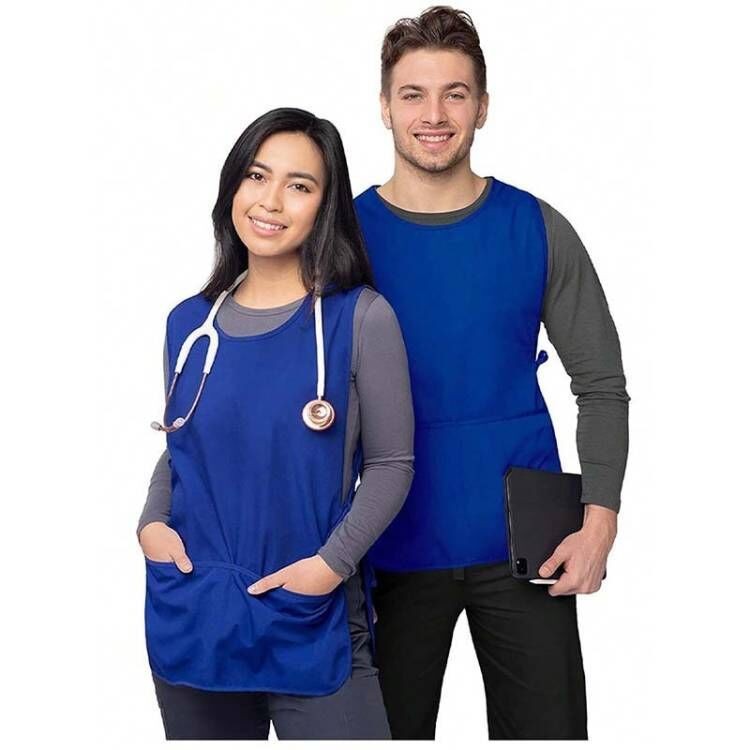 Ventas transfronterizas calientes Amazon chaleco unidireccional delantal publicidad europea y americana ropa de trabajo chaleco de trabajo hospital