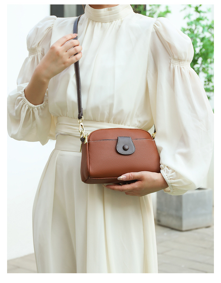 Mini Crossbody Bag in Brown