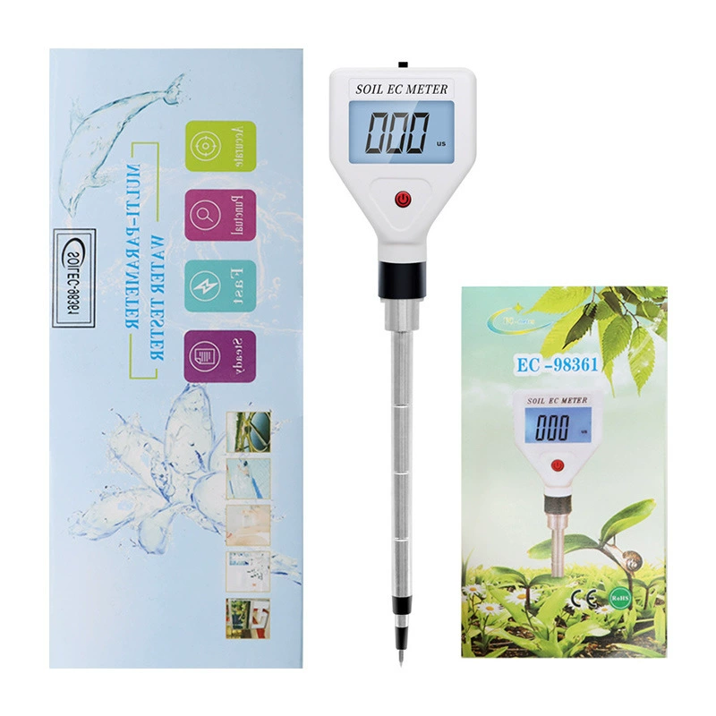 EC проводимость Тестер почвы для комнатных растений сада Цветочный прибор для ухода за почвой