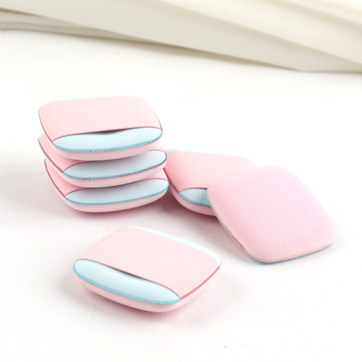 Mini cojín de aire cuadrado detalles de maquillaje manejo artefactos de dedo polvo al por mayor Xiyinshein / temu una generación