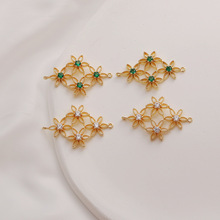 14K�~����ɫ�Ƕ�ʯ�p��������������diy�ֹ��Ʒ���僽�