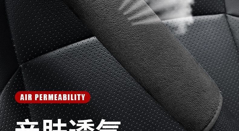 Seatbelt shoulder pad protector for car use, anti-chafing and anti-pressure, soft and comfortable canvas shoulder pad