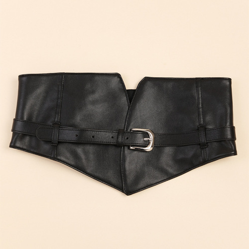 Women's European and American fashion simple elastic girdle belt women's belt versatile same style decoration versatile clothing matching