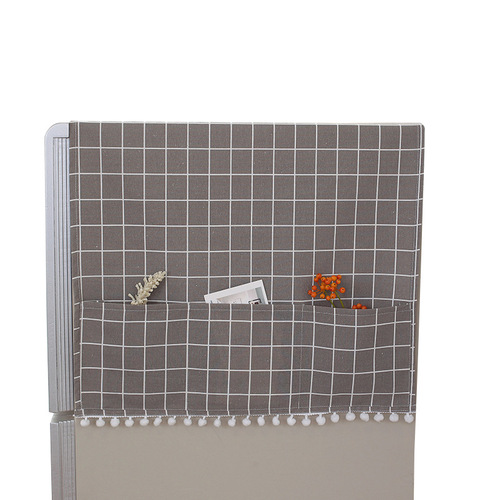 Japanese simple new foreign trade refrigerator towel dust cover double door single door cover towel wholesale wholesale