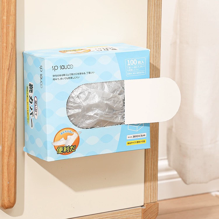 Чехлы для обуви одноразовые серые (в коробке 100 шт.)