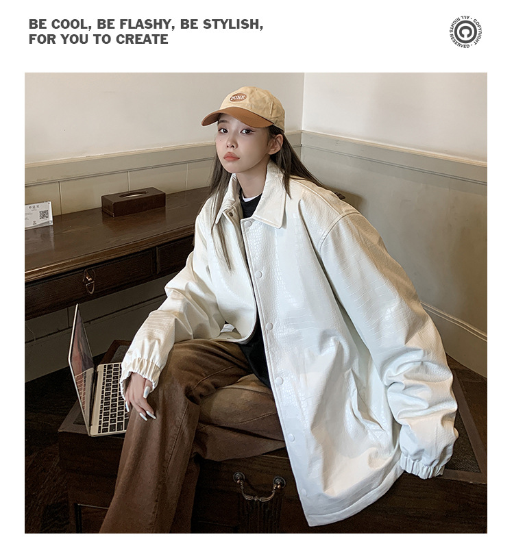 Men's Clothing Fashionable leather jacket for men 2024 autumn and winter new style jacket for men loose casual couple cotton coat_viptrois.com
