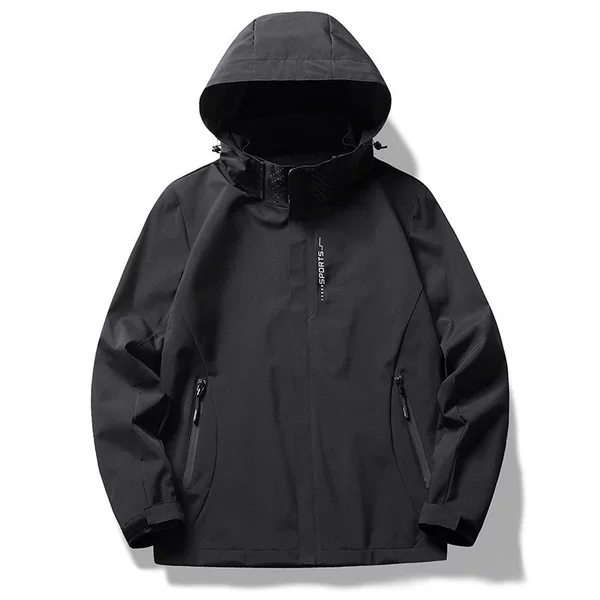 6266 Outdoor Jacket Men's Thin Coat Women's Top Jacket Single-Layer Hooded Three-Proof Hiking Jacket Customizable with Logo