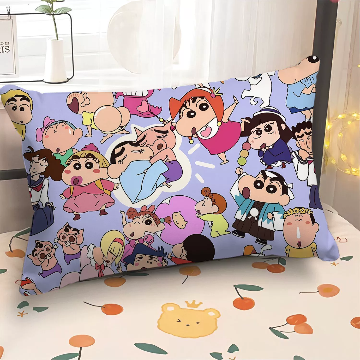 Crayons, rectangular cute pillow for bed
