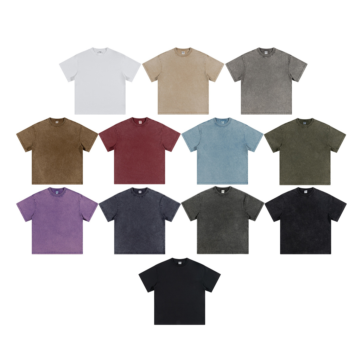 BE ropa para hombres 2025 verano americano adolescente marca de moda pesada cuello pequeño algodón de manga corta suelta camiseta de tendencia masculina