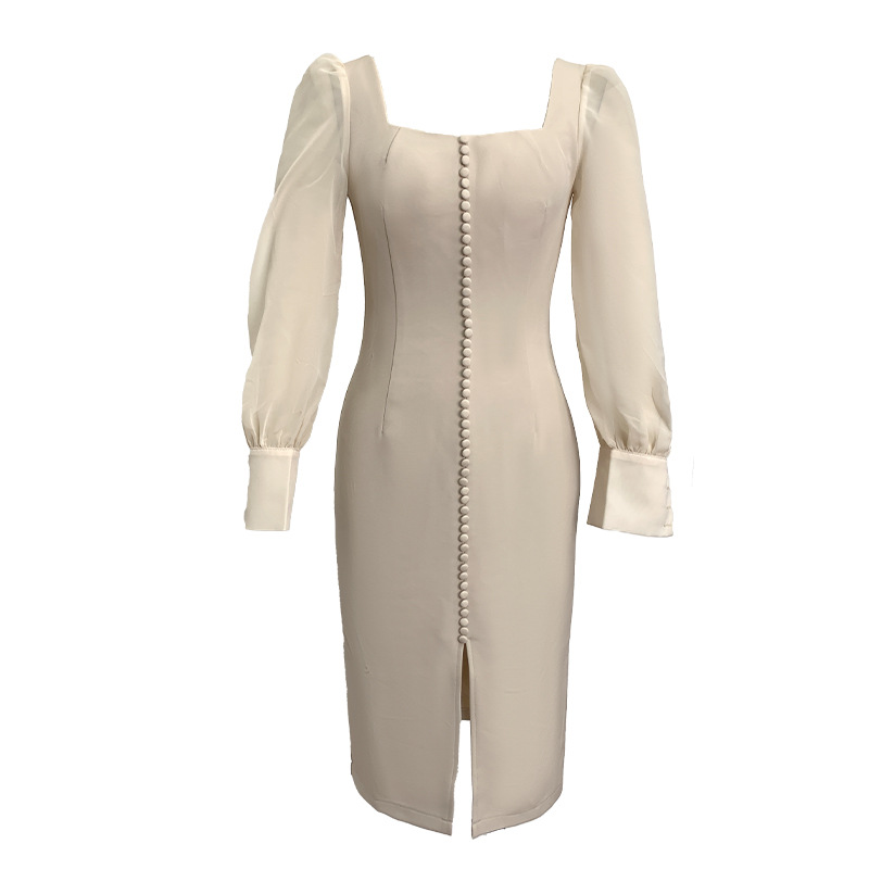 B7544 1130K VÁY ĐẦM LIỀN THÂN NỮ CHOTDNG DÁNG ÔM BODY GỢI CẢM SEXY MÙA XUÂN THU ĐÔNG THỜI TRANG NỮ G04 SẢN PHẨM MỚI