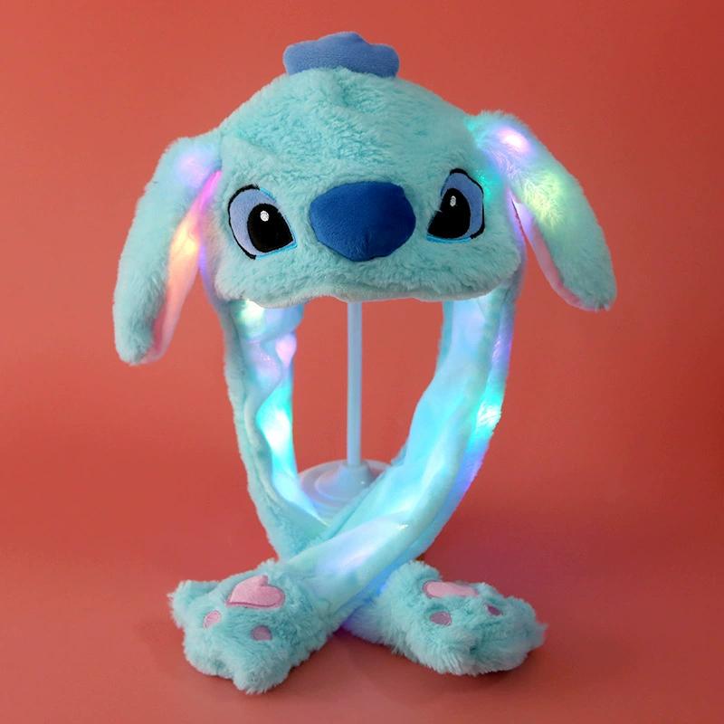 TikTok, plush rabbit, cartoon hat, family style