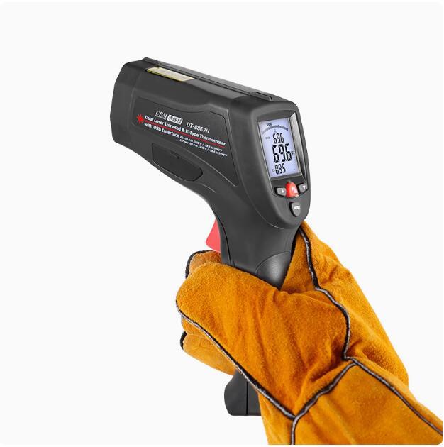 CEM DT-8869H双激光红外测温仪DT-8868H点温仪DT-8867H测温枪