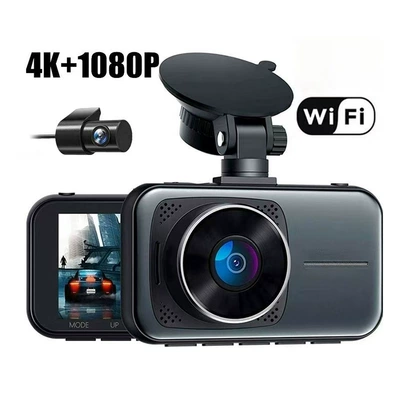Car-mounted 4K UHD dashcam with Driving recorder