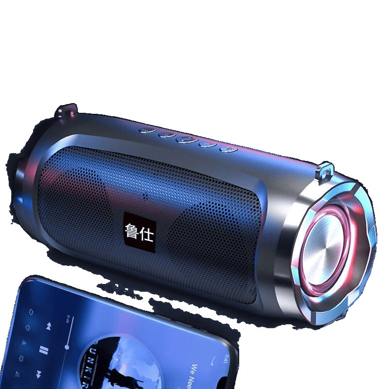 Subwoofer pesado AI Altavoz Bluetooth inteligente Altavoz dual Volumen grande Audio portátil para uso doméstico al aire libre Envío gratis