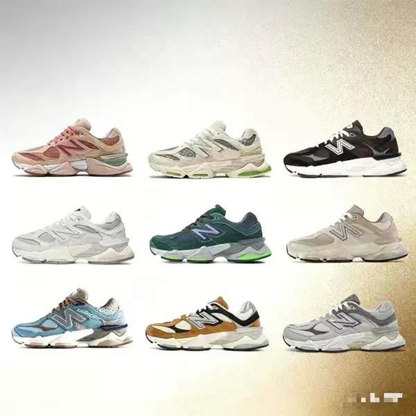 Putian Cross-Border New New Balance Nb9060 Men's and Women's Dad Shoes Jogging Shoes Casual Shoes Couples Thick-Soled Running Shoes