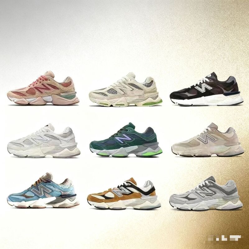 Putian Cross-Border New New Balance Nb9060 Men's and Women's Dad Shoes Jogging Shoes Casual Shoes Couples Thick-Soled Running Shoes