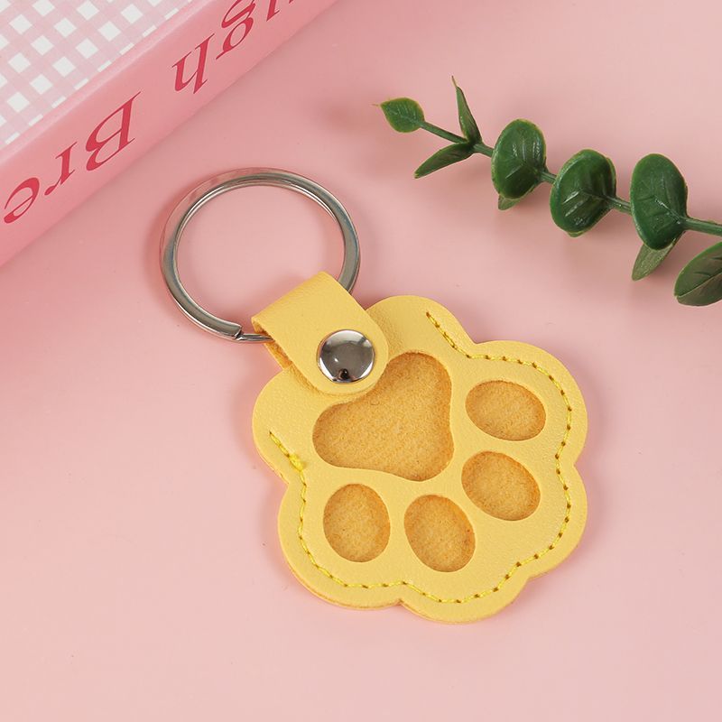 キーホルダー本革 DIY ペットの毛猫の爪記念収納ペンダント猫と犬のペンダント毛ニッチ|undefined