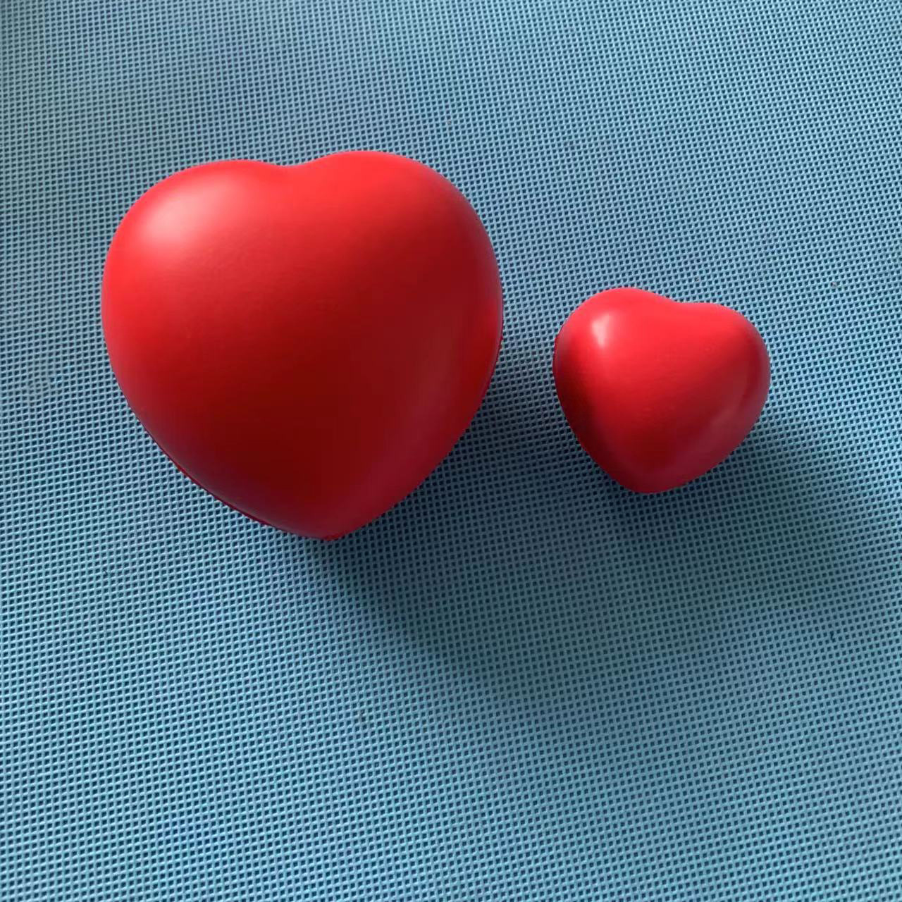 Small peach heart 41*40*31mm / See details