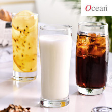 OCEAN欧欣透明玻璃杯0410直身水杯腰型0808牛奶饮料海波mojito杯