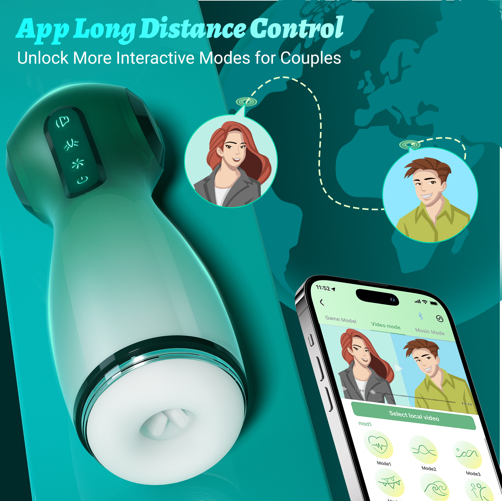 Male Masturbator With Vibration And App Control Airplane Cup_voghion.com